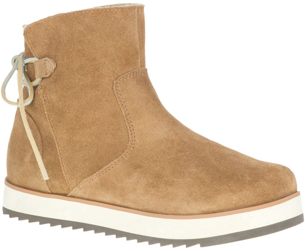 Botas Senhora - Merrell Juno Bluff Polar Waterproof - Marrom - RWC305289